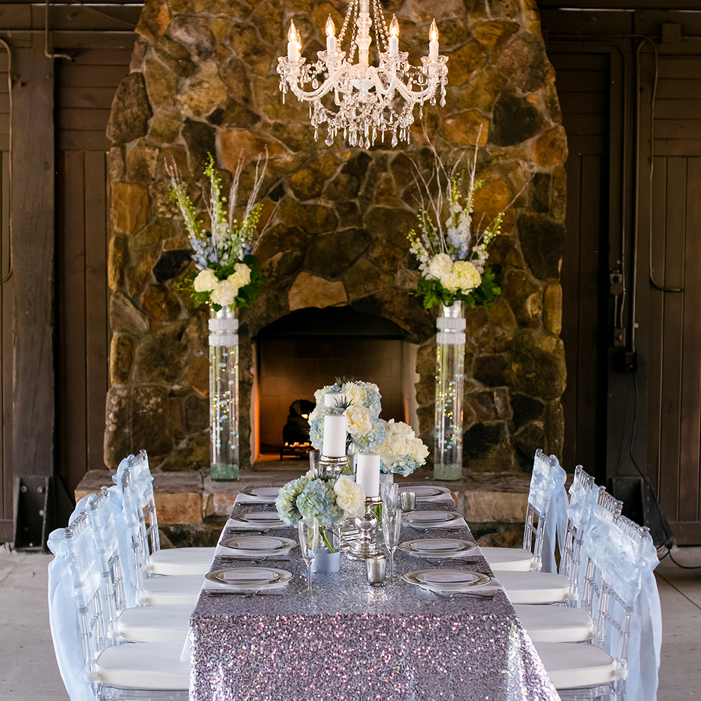 Minnesota Wedding Venue Table Set Up Hope Glen