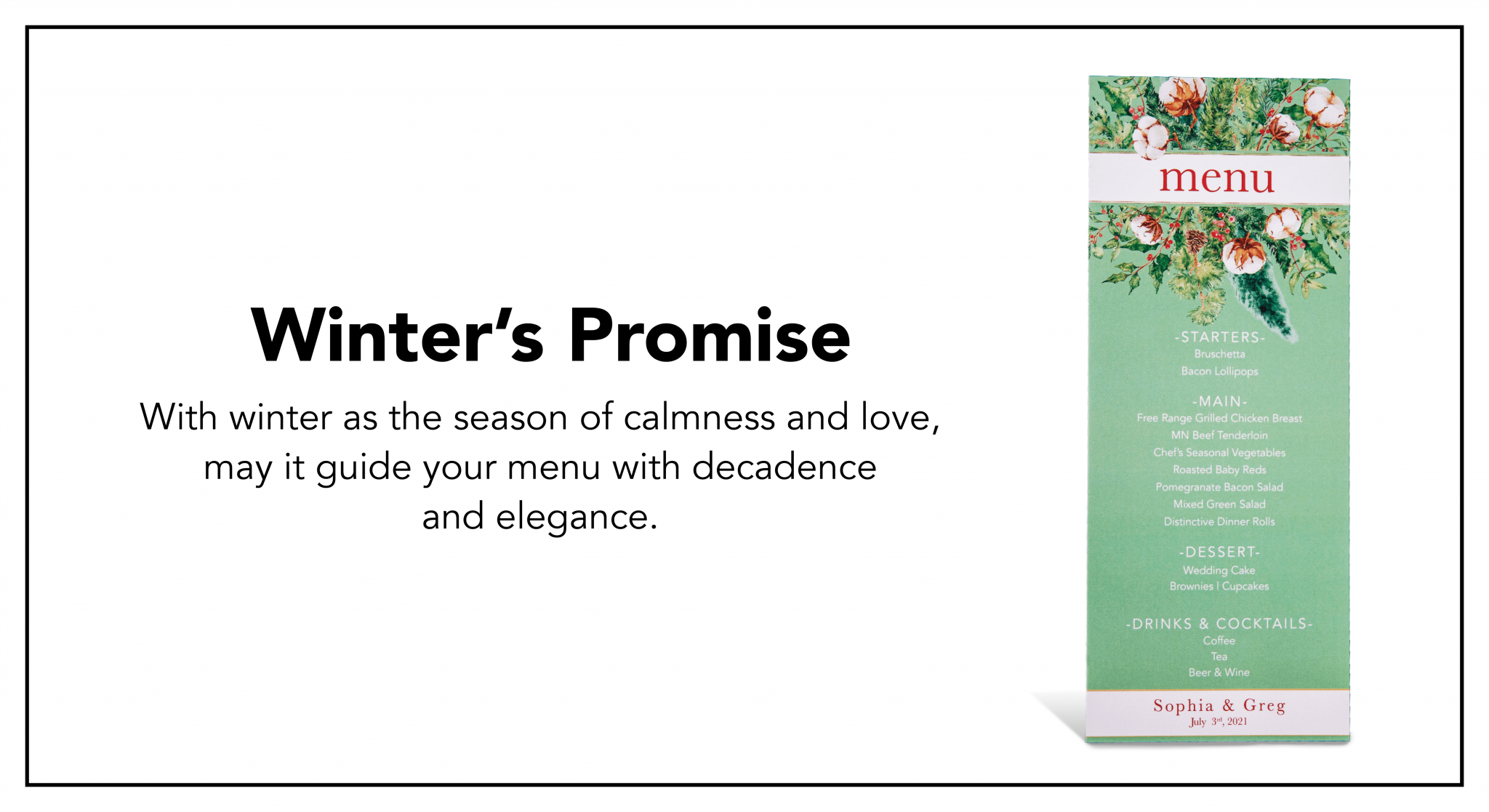 WINTER'S PROMISE